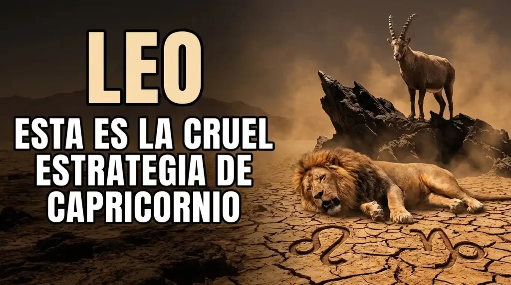 Leo lo que debes aprender de la frialdad de Capricornio